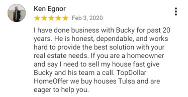Review About We Buy Houses In Oklahoma Ken Egnor